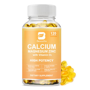 BEWORTHS Calcium Magnesium Zinc Capsules with Vitamin D for Nerve & Muscle Function Strong Bones & Teeth Support Immune Health