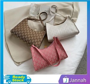 Jannah Beg Tangan Wanita Bahu Jinjing Silang ( MM Travel Dinner Office Tote Bag Shoulder Women Handbag Gift ) 2W4