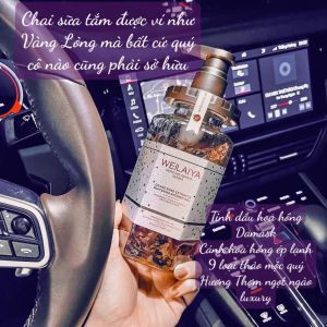 SỮA TẮM WEILAIYA TRẮNG DA CÁNH HOA HỒNG DAMASK 450ML CHÍNH HÃNG
