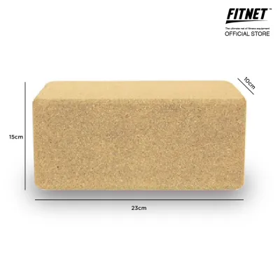 (FITNET) Eco Premium Yoga Block - 3/4 Inch / Blocks / Accessories / Exercise Fitness (SG) / jt