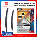 Wiper Mobil RWB Hybrid Blade Premium 14" 16" 18" 20" 21" 22" 24" 26". 