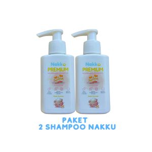 [FREE GIFT] NAKKU PREMIUM HAIR SERUM & NOURISHING SHAMPOO / PENYUBUR PELEBAT PENUMBUH RAMBUT BAYI DAN ANAK