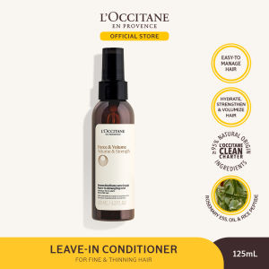 LOccitane Volume & Strength Leave-in Detangling Mist For Fine & Flat Hair 125ml -Treatment Rambut Tanpa Bilas