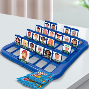 96 Cards Who Is It Board Game Original Guessing Game Family Kids Gift Classic Board Game Portable tourism school outdoor development of childrens intelligence