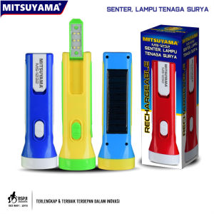 Senter Tangan Led Senter Lampu Tenaga Surya MS-1232 Reachargeable 20 watt Senter Led Super Terang