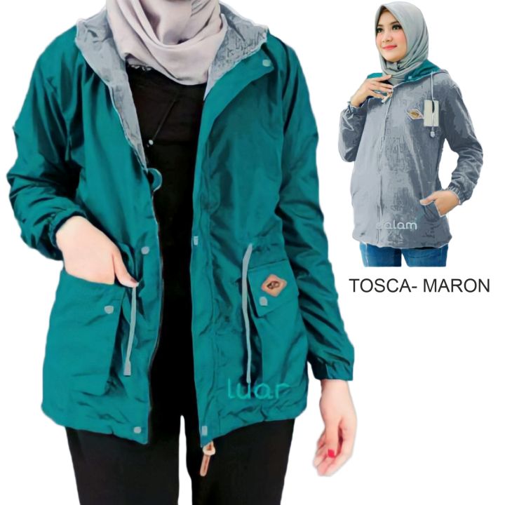 Jaket Parka Bolak Balik Wanita Jaket Wanita Bolak Balik Jaket