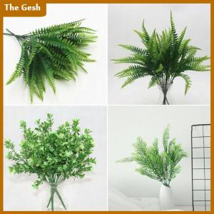 [The Gesh] Artificial Plants Leaf Foliage Bush Home Office Garden Wedding Decors