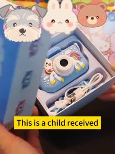YBL- Kids Camera 1080P HD Digital Camera for Kids with 32GB TF Card Unicorn Protective Case Mini Video Camera Toy Birthday Christmas Gift for Girls Boys