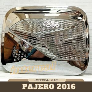 Tank Cover Tutup Tangki Bensin Mobil All New Pajero 2016-2021 Evo Krom