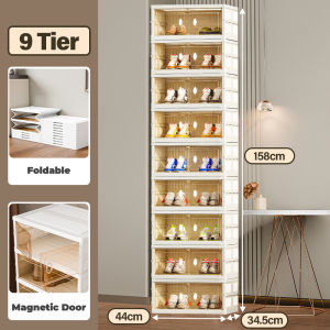 Little Carpenterr Rak Penyimpanan Boleh Dilipat Foldable Shoe Storage Rack Kotak Penyimpanan Kasut Storage Boxes