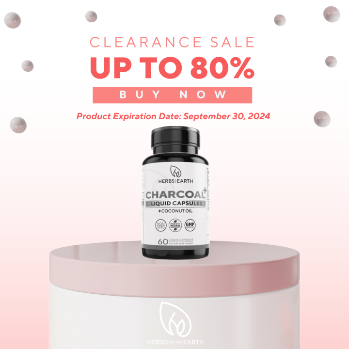 Activated Charcoal Liquid Capsules w/ Organic Coconut Oil and