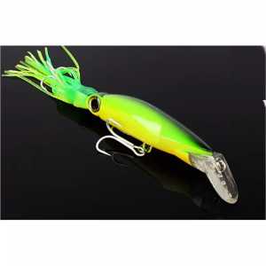 Minnow minow bentuk cumi cumi casting dan trolling laut