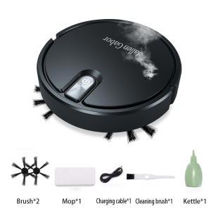 【COD】Home smart sweeper Smart 5-in-1 cleaning machine charging spray mute strong suction floor carpet sweeping cleaning household smart sweeping robot vacuum cleaner
