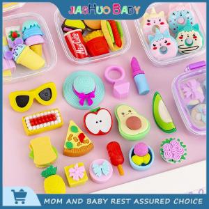 JiaShuo Baby Toy Sáng Tạo Hộp Ăn Trưa tẩy thiết lập khác nhau đáng yêu Tẩy bút chì mềm tẩy học sinh văn phòng phẩm cung cấp giải thưởng tinh tế Quà Tặng