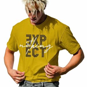 Baju Kaos Pria Terbaru Keren Trendy Tshirt Distro Cewek Cowok Polo Exchange Sablon Expect - 330045