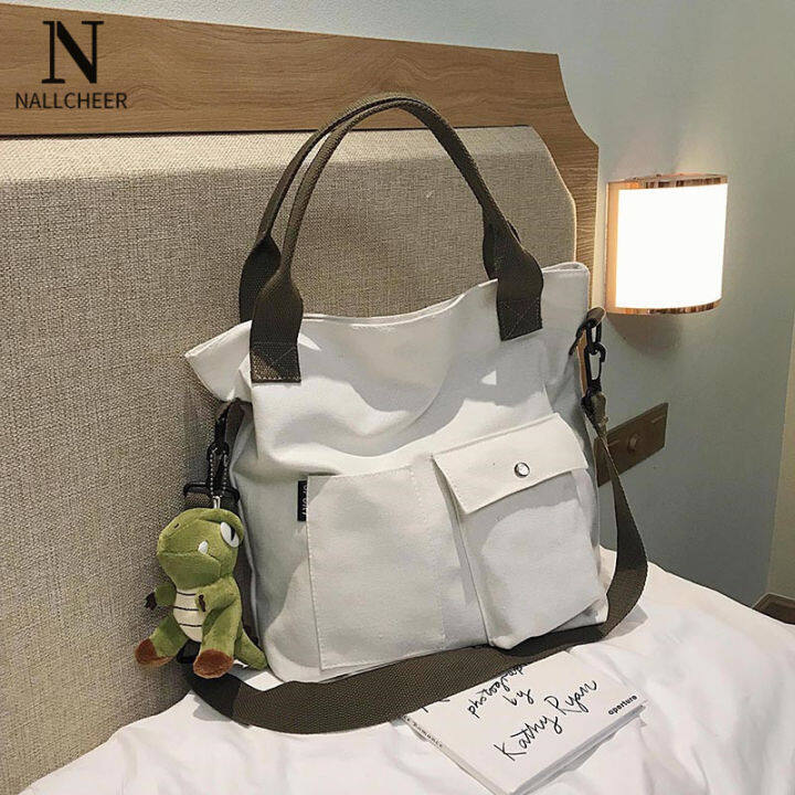 NALLCHEER Women's Crossbody Bag Canvas Korean Version Versatile Student ...