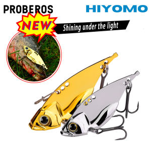 PROBEROS โลหะ Vib ล่อตกปลายาวหล่อ5กรัม7กรัม10กรัม15กรัม20กรัมอย่างรวดเร็วจมสั่นสะเทือนเหยื่อด้วย3D ตาเบสหอกตกปลาเครื่องมือ DW520