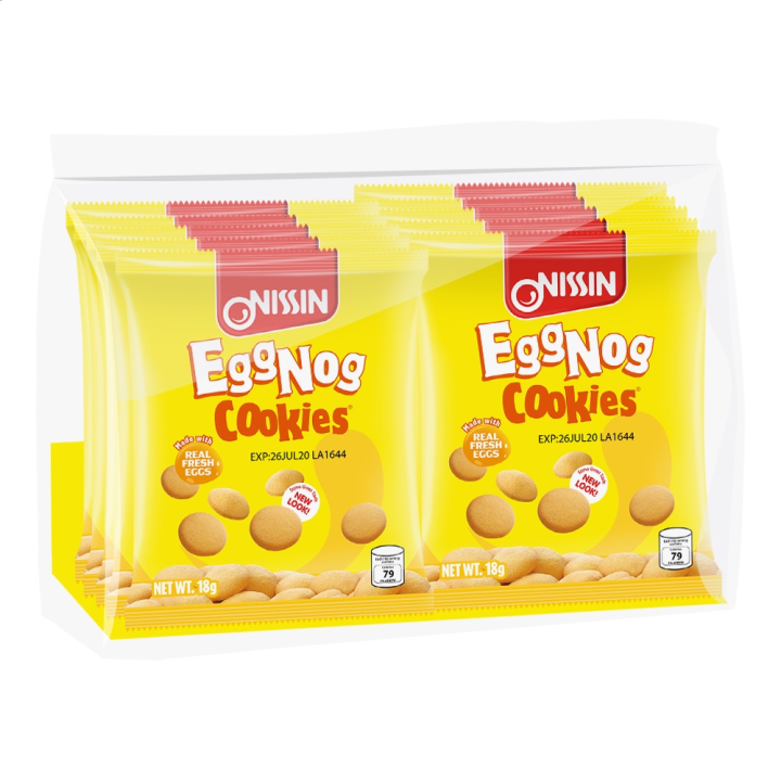 Nissin Eggnog Cookies 18g x 10 -