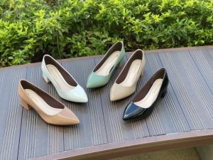 Giày cao gót mũi nhọn đế cao 3cm đẹp siêu bền