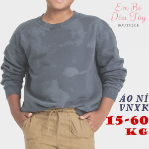 Áo nỉ bé trai 15-60kg VNXK rằn ri navy Sweatshirt cho bé cấp 1 cấp 2 cấp 3 teen Áo sweater cho bé