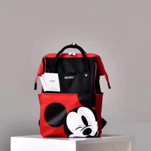 คริสต์มาสฮาโลวีน กระเป๋าเป้ดิสนีย์มิกกี้คุณแม่ความจุขนาดใหญ่ กระเป๋าเป้สะพายหลังอเนกประสงค์ปักลวดลายแฟชั่นสไตล์ตะวันตก