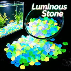Aquarium Luminous Stone Colorful Glow In The Dark Pebbles Stones Rocks for Fish Tank Aquarium Decor