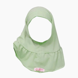 NAFEESA - Jilbab Anak Perempuan Dagu Malay NAVY