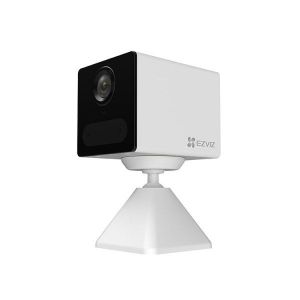 EZVIZ CB2 2-Way Audio FHD 1080P Mini Wifi Wireless Cube 2000mAh Rechargeable Battery IP Camera with Magnetic Base | Type-C CCTV | Support:512GB Micro SD/EZVIZ Cloud Storage/Google Assistant & Amazon Alexa | Color:Black or White | App:EZVIZ