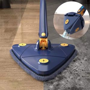 360° Rotatable Adjustable Cleaning Mop Wall Mop Wall Cleaner with Automatic Water Squeezing Function