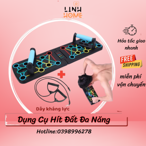 Bộ Dụng Cụ Tập Hít Đất Đa Năng 12 trong 1 - Bộ bàn tập chống đẩy tập Gym tại nhà