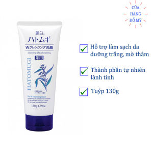 [Hoàn tiền 20%] Sữa Rửa Mặt Ý Dĩ Hatomugi Naturie 130g và 170g Nhật Bản - Cleasing & facial washing - Shop Hong1008