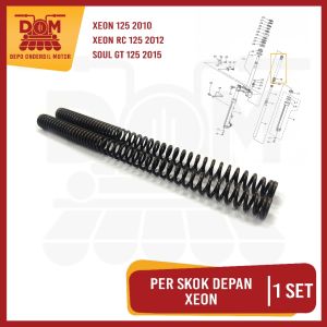 Per Skok Depan XEON RC 2013 (PSP) SET ISI 2 - Spring Front Fork Shock Yamaha Xeon Soul GT X-Ride 125