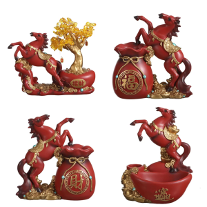 Rosin Pen Owner And Flower Jar Multifunctional Desk Planner Fengshui Decoration For Wealth Luck