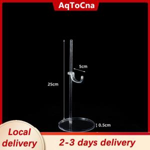 [COD] AqToCna Ship within 24 hours Acrylic Doll Holder Stands Transparent 30cm Figure Display Waist Foot Support Rack Bracket For 1 6 Doll Toys Show