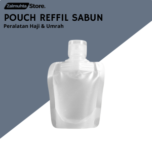 Pouch Travel Bag Isi ulang Sabun Shampoo kosmetik Perlengkapan Haji dan Umroh Zalmuhta Store