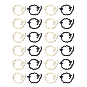 24Pcs Wide Opening Crochet Locking Markers Rings Stitching Locking Markers Rings for Crocheting Knitting Sweater Scarf