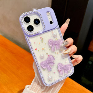 Luxury 3D Butterfly Flash Diamond Phone Case for iPhone 17 Air 16 Pro Max 15 Pro 14 13 Shockproof Cover for Woman