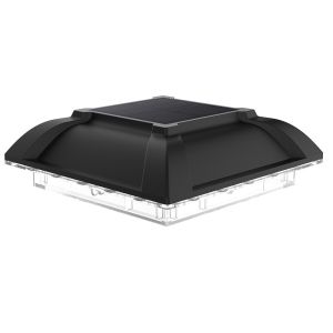 YTRYTWE Solar Powered Solar Column Light LED Lighting Square Outdoor Garden Lamp Fence Post Light Warm Light Outdoor Decorative Post Cap Light Outdoor