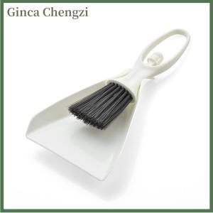 Ginca ชุดไม้กวาดและที่ตักขยะขนาดเล็กตั้งโต๊ะแปรงทำความสะอาดโต๊ะคีย์บอร์ดโต๊ะเครื่องมือทำความสะอาดของใช้ในครัวเรือนแปรงช่องว่างขนาดเล็ก