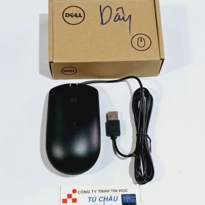 Chuột máy tính có dây Dell MS116 - Chuẩn cắm USB (Hàng chính hãng)
