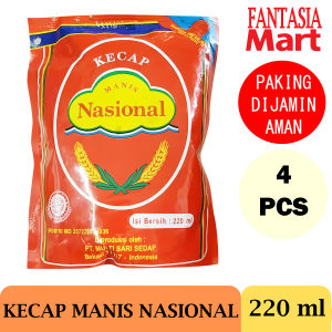 KECAP MANIS NASIONAL 220 ml PACK PER 4 PCS FUN CORNER DENGAN PAKING AMAN
