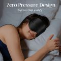 Silk Sleeping Eye Mask Cover Portable Travel Eye Patch Rest Blindfold Eye Cover For Sleeping. 