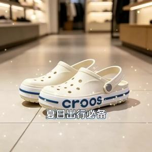 Crocs Dép sục Đại Bối Nhã chống trượt thoáng khí dép đi biển dép lê đôi ngoài trời EVA Đại Lý
