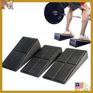 3PC/SET Squat Wedge Stretcher Accessories Slanting Board Strength Non-Slip Squat Ramp Block Yoga Wedge for Body Build Gym Squat Wedge Block 440LB Heavy Duty Sport Slant Board 8.5° 17° Non-Slip Squat Ramp Board Exercises Tool