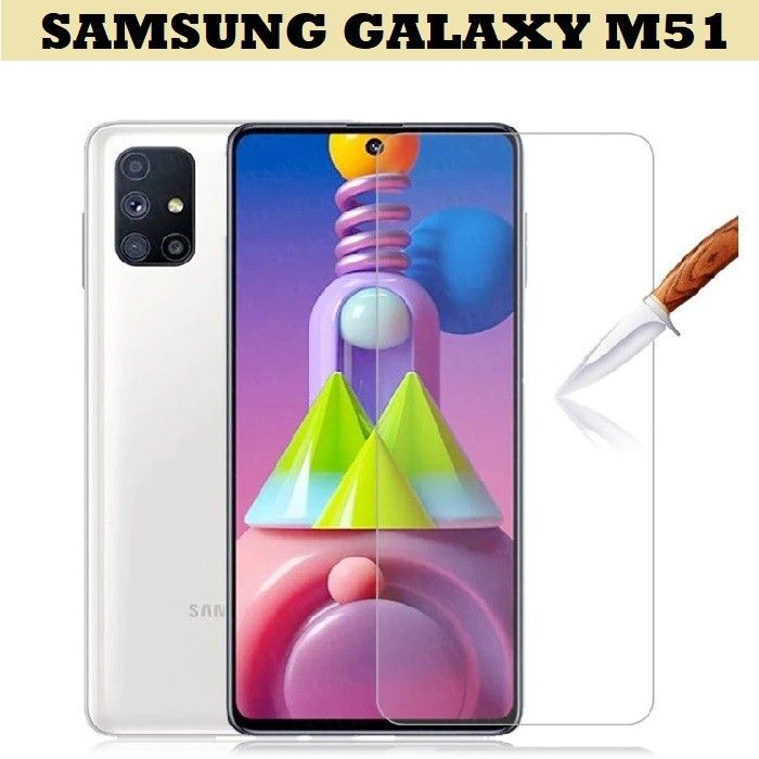 TEMPERED GLASS SAMSUNG GALAXY M51 A71 ANTI GORES KACA CLEAR