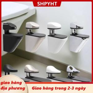 [COD] SHPYHT Giao hàng địa phương 1 cái có thể điều chỉnh gỗ kệ kính hỗ trợ Clip Hợp kim kẽm Kệ chân đế với miếng đệm chống trượt phân vùng kẹp cho phòng tắm
