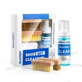 【4 in 1】Shoe Cleaner Kit White Shoe Cleaner Sneakers Kit  with 2 Shoe Brush & Towel Included