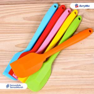 Spatula Kue Silikon Premium Tahan Panas Food Grade Solet Masak Baking Multifungsi