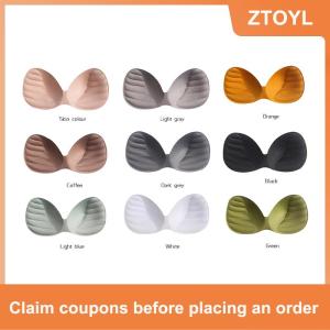 【ZTOYL】 Women Bikini Padded Inserts Breast Bra Enhancer Push Up Chest Invisible Pad