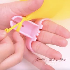 อุปกรณ์ผูกปมลูกโป่ง ตัวช่วยในการมัดลูกโป่ง เครื่องมือผูกปมลูกโป่ง Balloon knotter balloons accessory